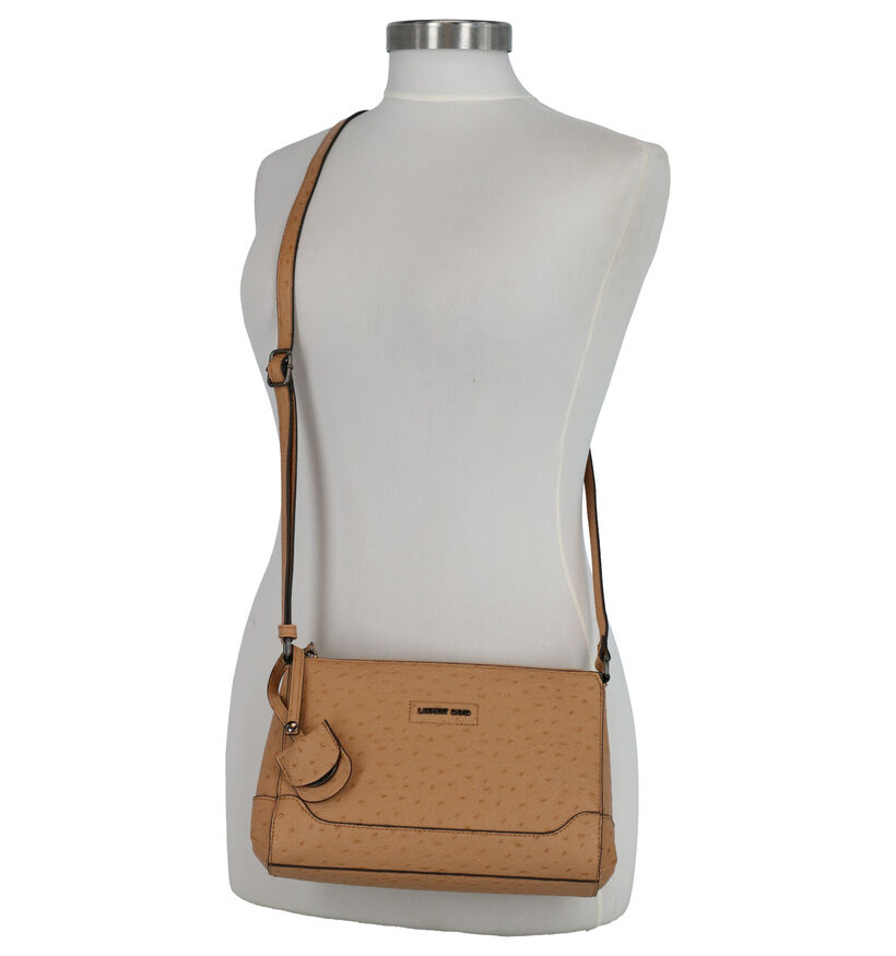 Laurent David Ella Cognac Crossbody Tas in kunstleer (271996)