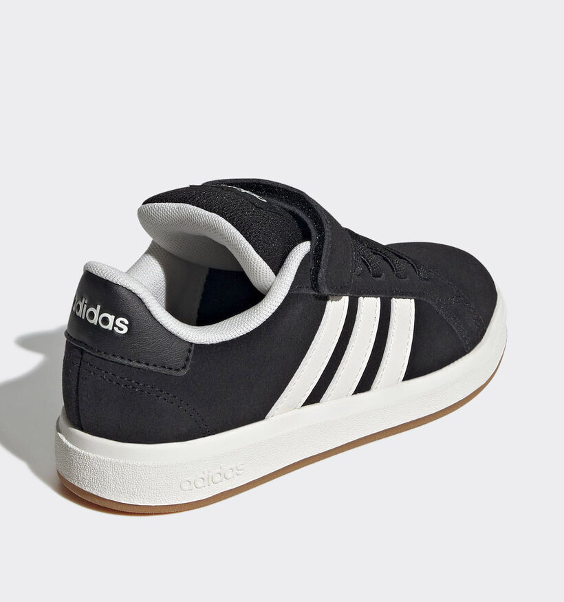 adidas Grand Court 00s Zwarte Sneakers voor jongens (365346) - geschikt voor steunzolen