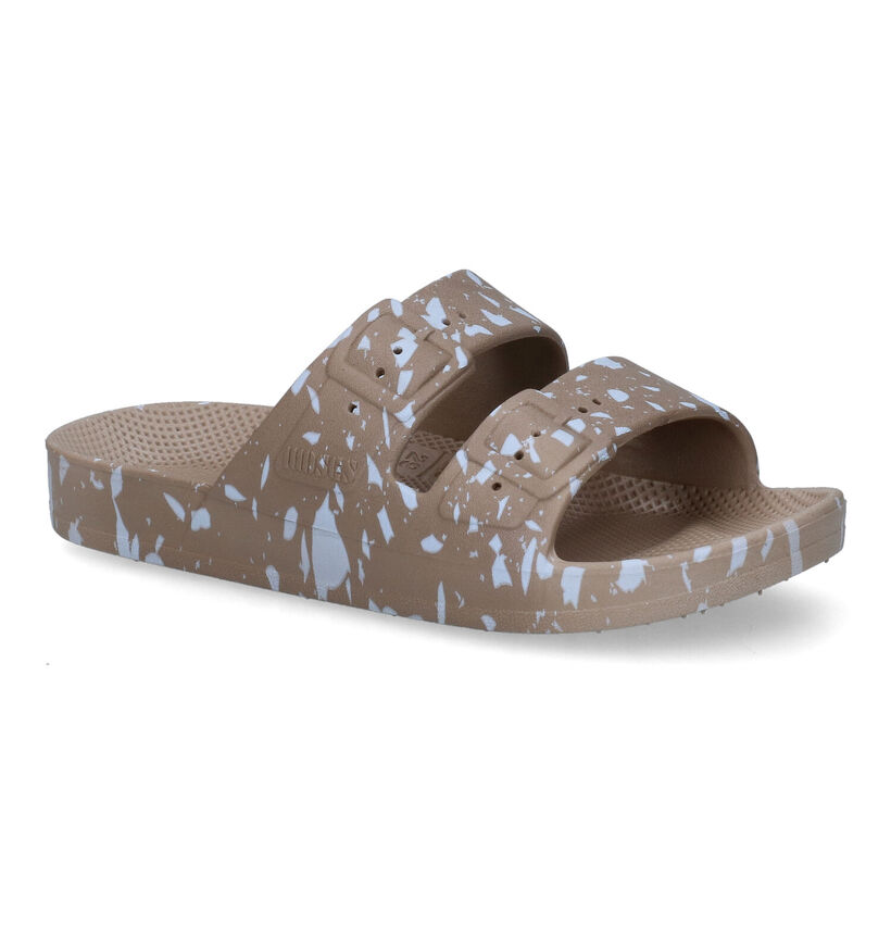 Freedom Moses White Terrazzo Beige Slippers voor meisjes (307539)