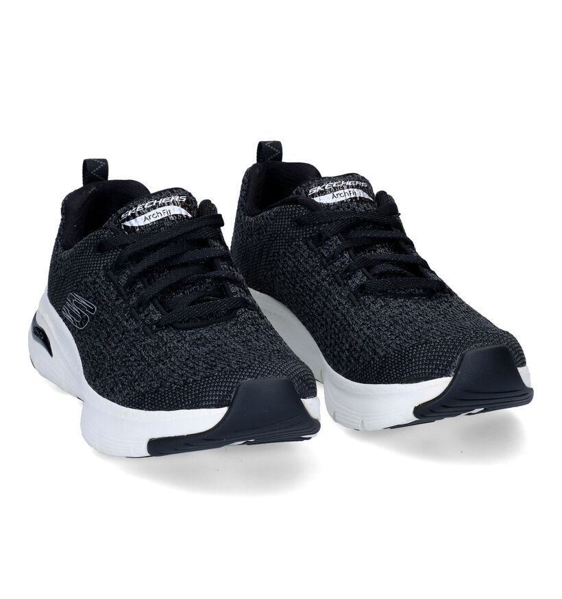 Skechers Arch Fit Infinite Adventure Baskets en Noir pour femmes (301268) - pour semelles orthopédiques