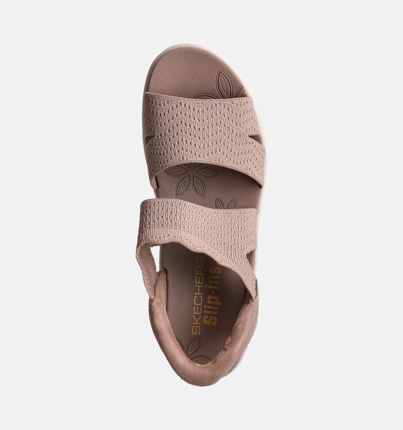 Skechers Piers-Lite Slip-on Sandales en Taupe pour femmes (366571)