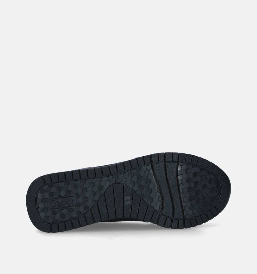 Gabor OptiFit Zwarte Sneakers voor dames (344790) - geschikt voor steunzolen