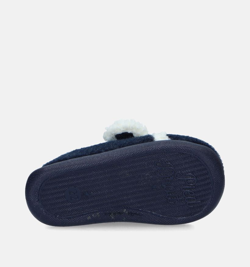 Milo & Mila Blauwe Hoge pantoffels voor meisjes (348619)