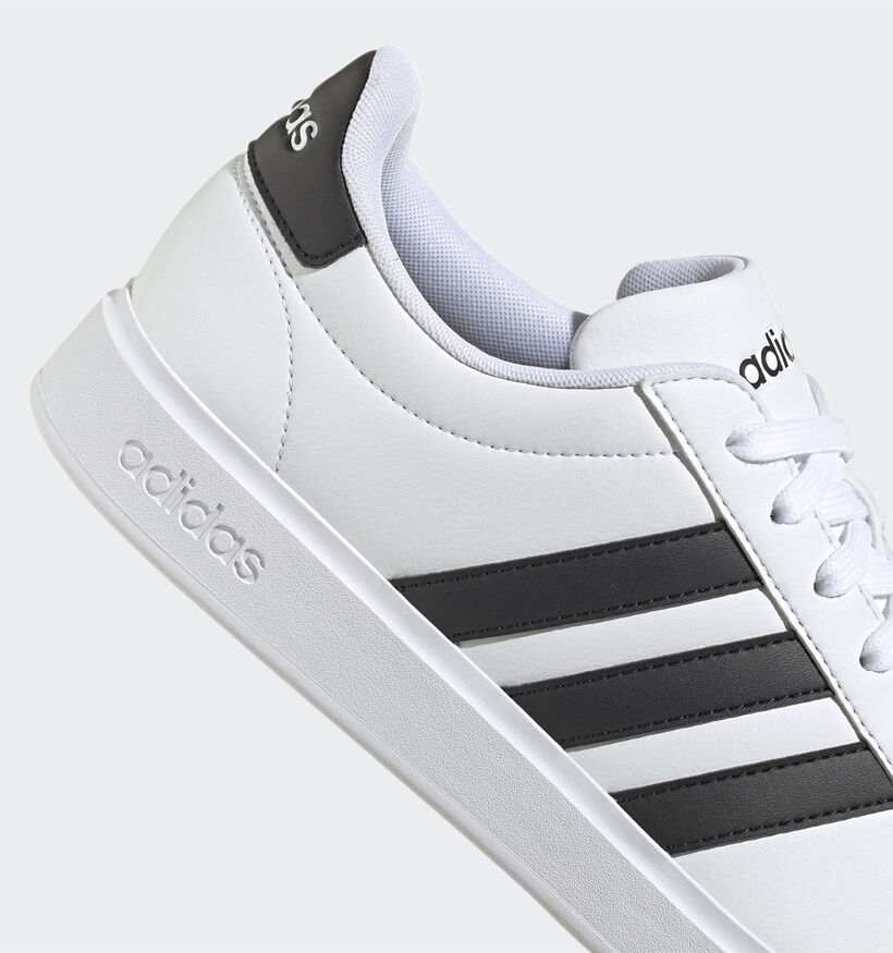 adidas Grand Court 2.0 Witte Sneakers voor jongens, heren (350086) - geschikt voor steunzolen
