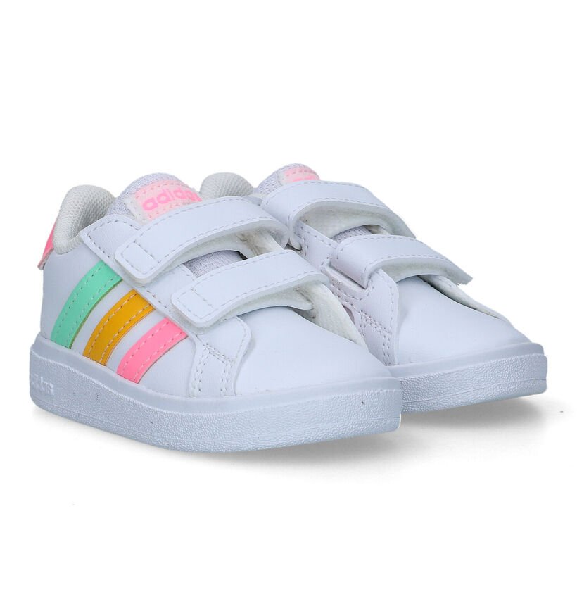 adidas Grand Court 2.0 Witte Sneakers voor meisjes (318980)