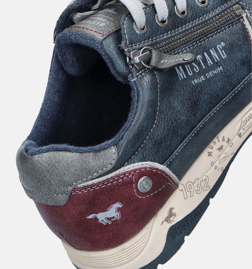 Mustang Chaussures à lacets en Bleu pour hommes (345475)