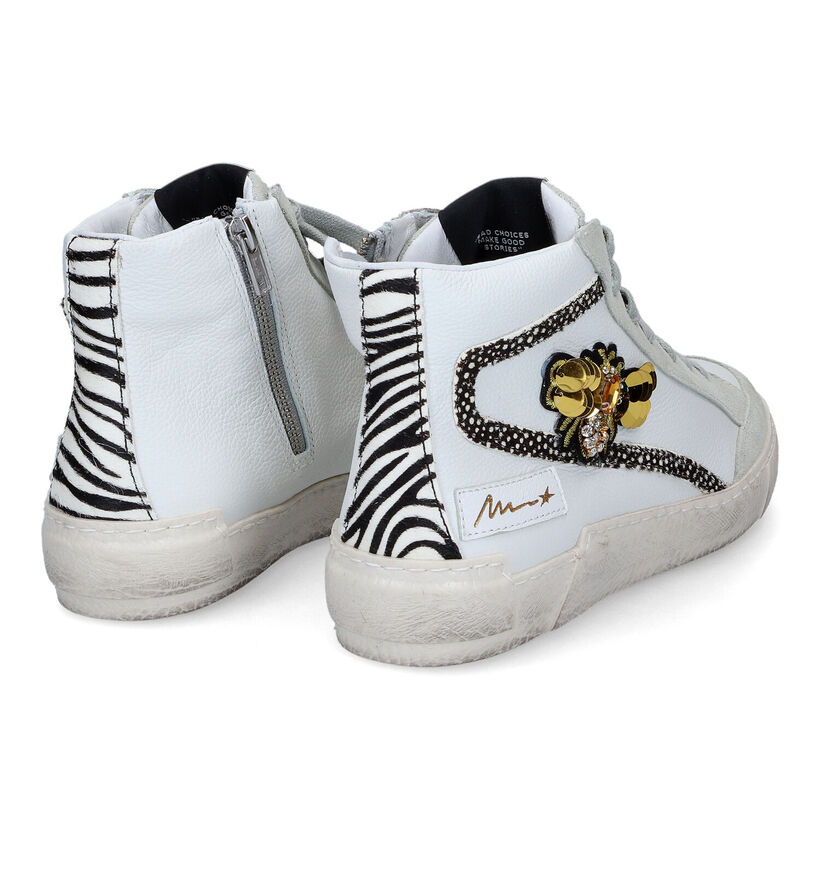 Méliné NKC Witte Sneakers voor dames (316080) - geschikt voor steunzolen