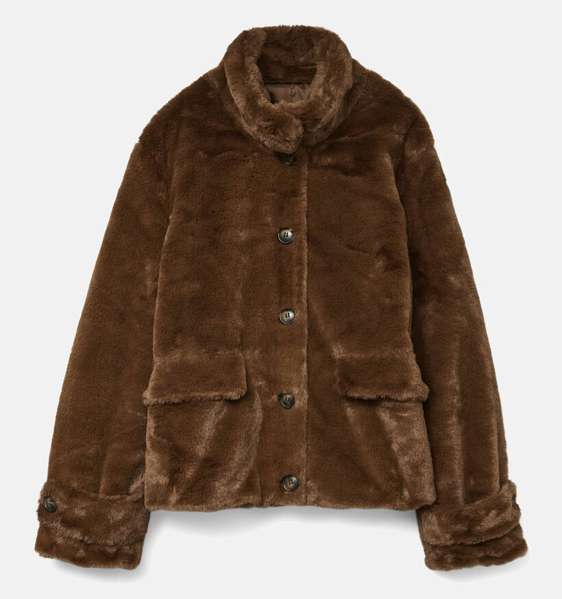 Vero Moda Sonjaeva Manteau court en Marron pour femmes (361214)