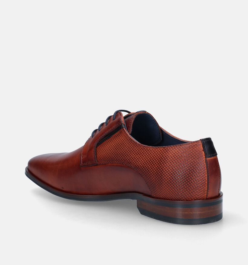 Berkelmans Sameiro Chaussures habillées en Cognac pour hommes (342913) - pour semelles orthopédiques