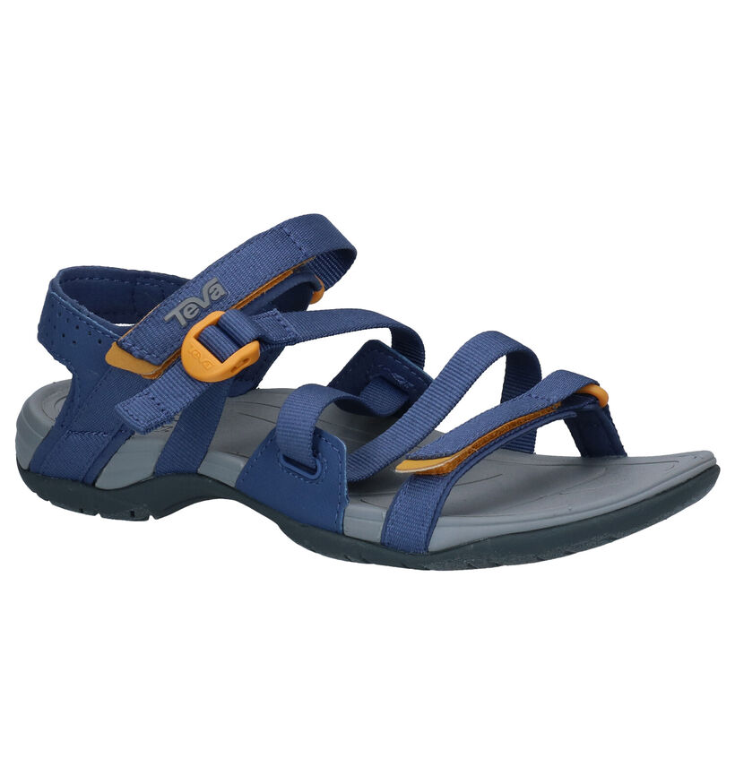 Teva Ascona Sport Sandales en Bleu en textile (289104)