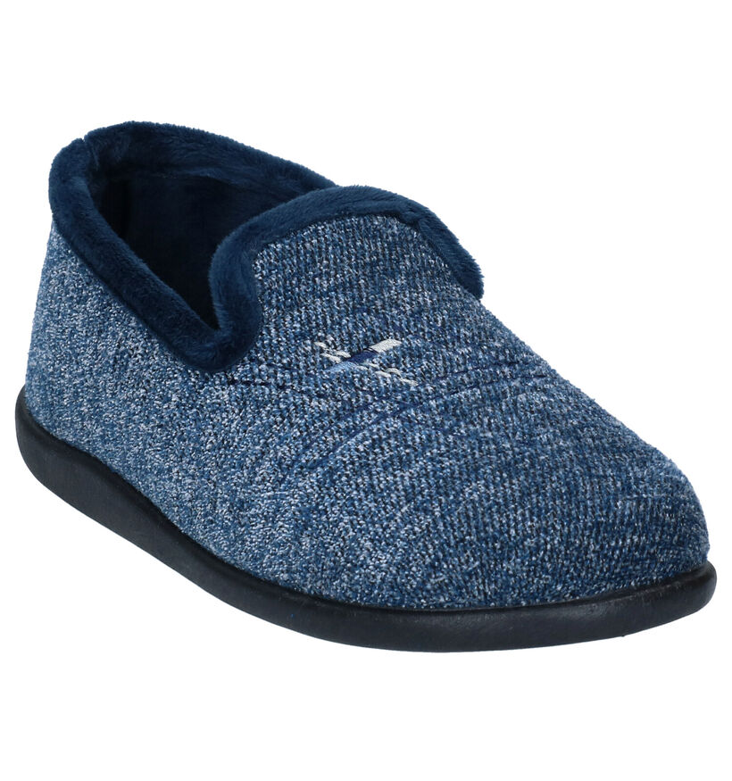 Milo & Mila Pantoufles fermées en Bleu pour garçons (332280)