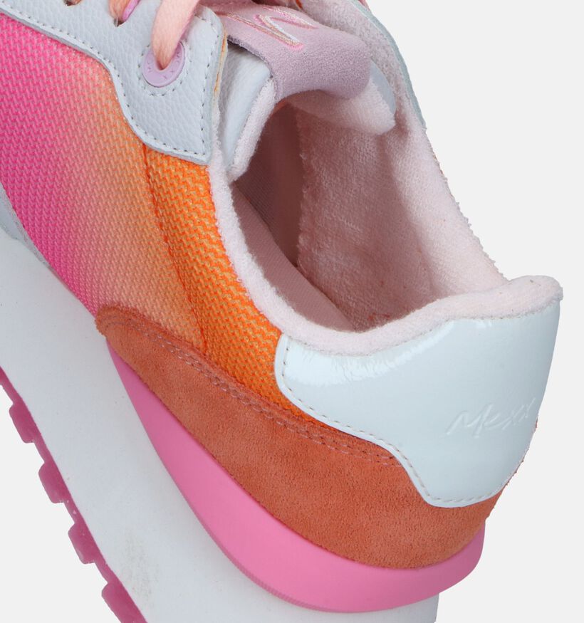 Mexx Juju Oranje Sneakers voor dames (337406) - geschikt voor steunzolen
