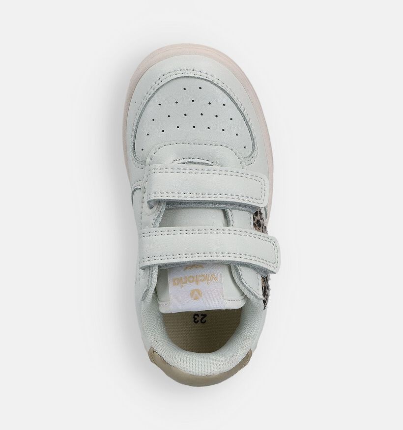 Victoria Witte Velcroschoenen voor meisjes (363052) - geschikt voor steunzolen