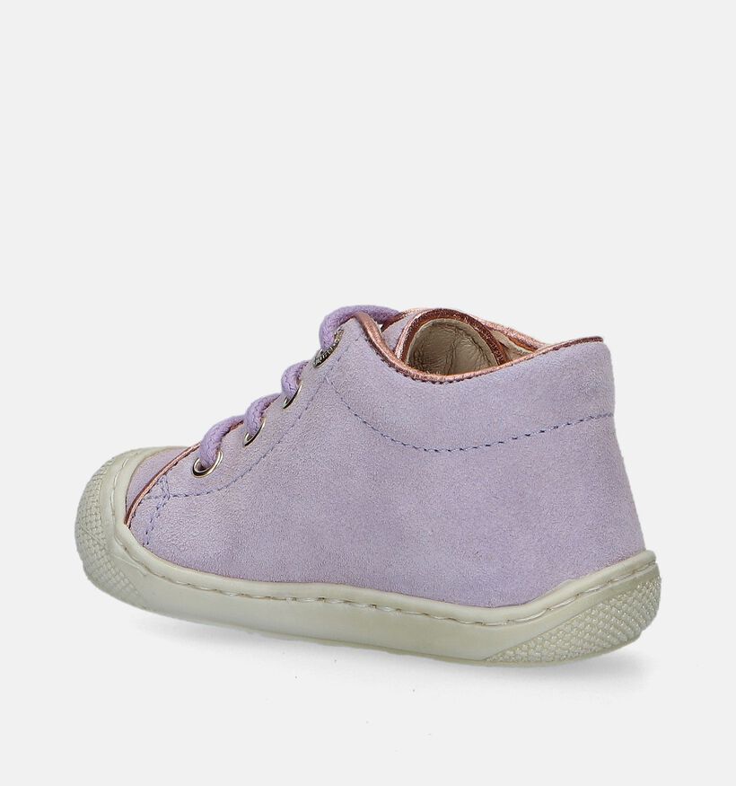 Naturino Sossi Suede Lila Babyschoenen voor meisjes (339401)