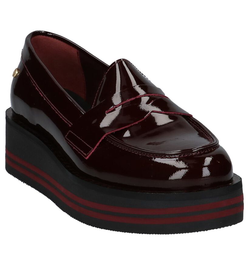 Tommy Hilfiger Mocassins Bordeaux in lakleer (225485)