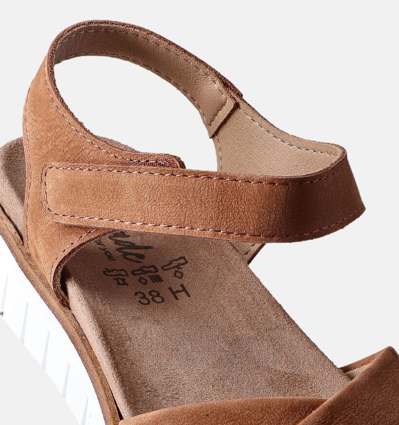 Solemade Romi Sandales pour semelles orthopédiques en Cognac pour femmes (355624) - pour semelles orthopédiques