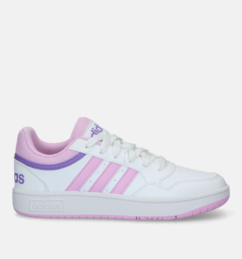 adidas Hoops 3.0 CF Baskets en Blanc pour filles (326928) - pour semelles orthopédiques