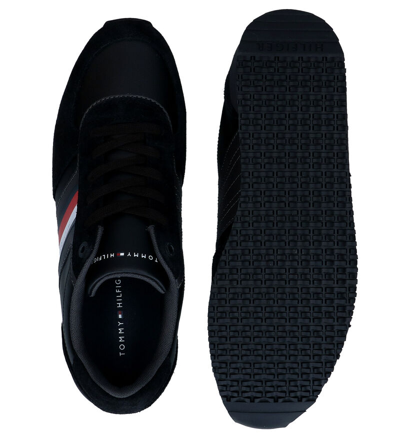 Tommy Hilfiger Iconic Blauwe Veterschoenen in daim (279957)