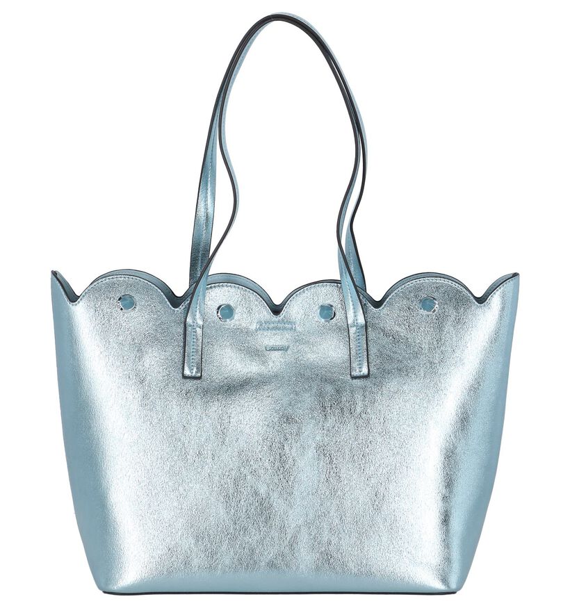 Licht Blauwe Shopper Tas Emmy Wieleman in kunstleer (215320)