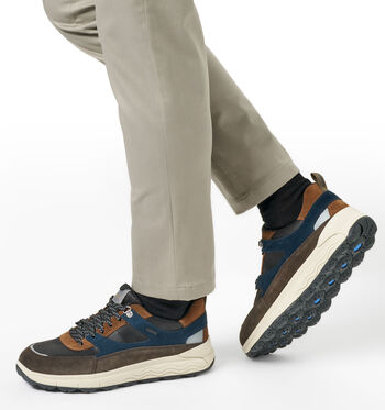 Geox Spherica Sneakers Bruin/Groen