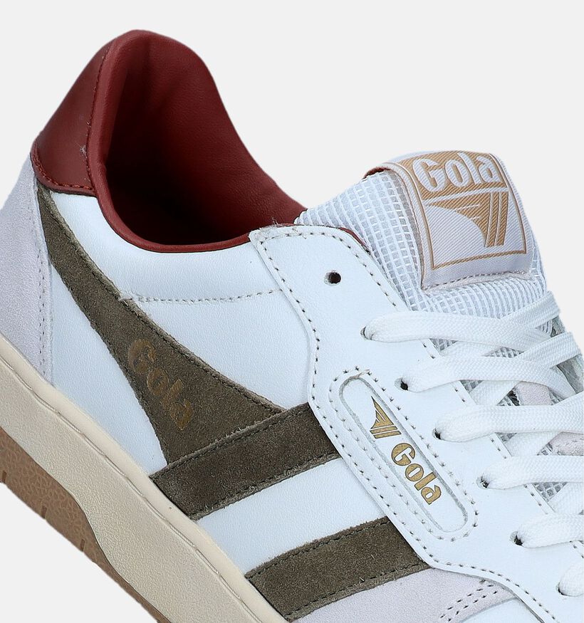 Gola Hawk Witte Sneakers voor heren (336343) - geschikt voor steunzolen