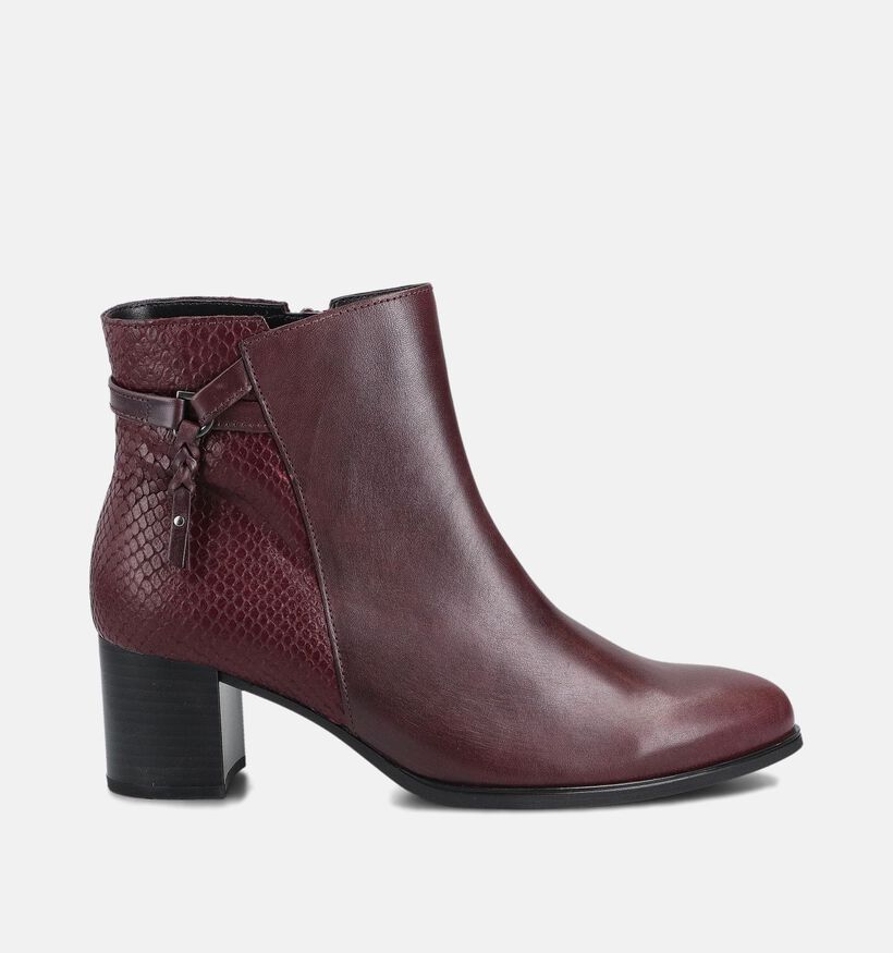 Gabor Bordeaux Enkellaarzen voor dames (363149)