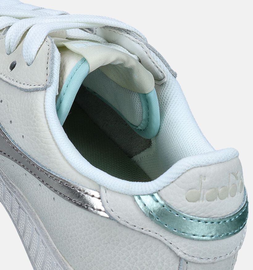 Diadora Game L Low Waxed Metal Witte Sneakers voor dames (350835)