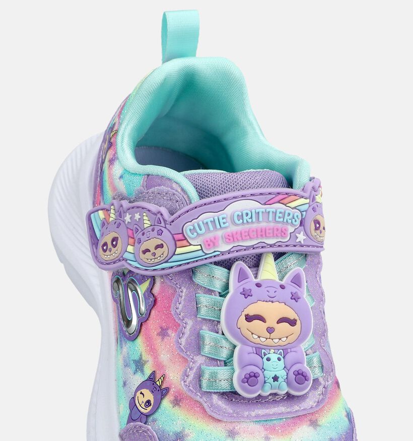 Skechers Jumpster Cutie Critters Lila Sneakers voor meisjes (376818)