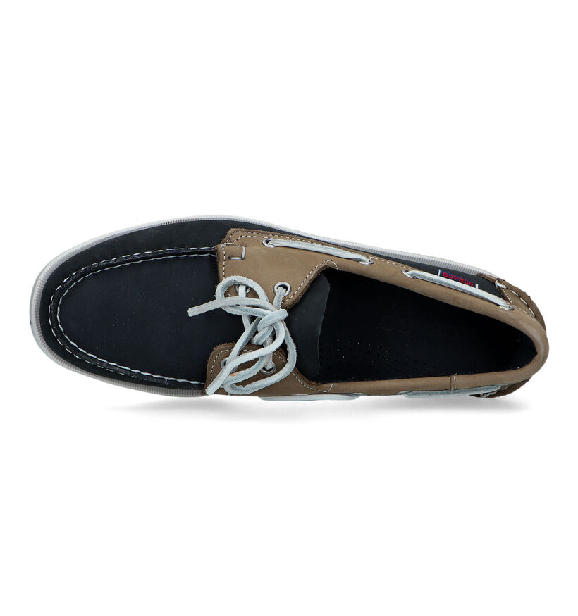 Sebago Dockside Portland Spinnaker Chaussures bateau en Bleu pour hommes (336835)