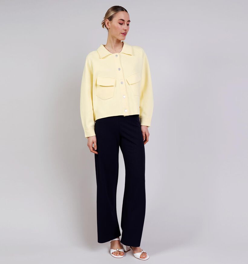 Ador&eacute; Nerina Manteau court en Jaune pour femmes (376742)