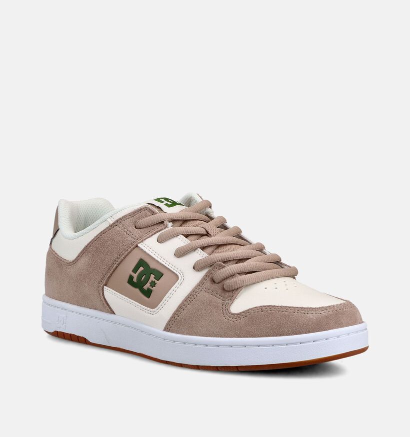DC Shoes Manteca 4 Baskets en Beige/Taupe pour hommes (373344) - pour semelles orthop&eacute;diques