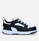 Puma Rebound V6 Baskets en Noir pour filles, garçons (326489)