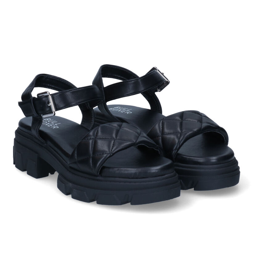 Bullboxer Zwarte Sandalen voor dames (305879)