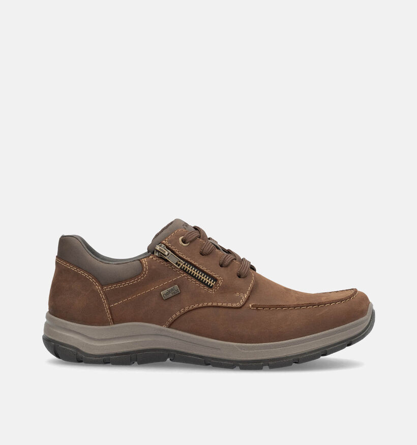 Rieker Cognac Veterschoen voor heren (353203) - geschikt voor steunzolen