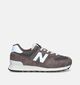 New Balance U 574 Baskets en Brun pour hommes, garçons (343079) - pour semelles orthopédiques