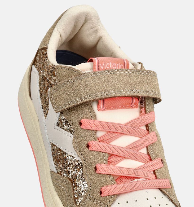 Victoria Smash Kid Baskets en Beige pour filles (371202)