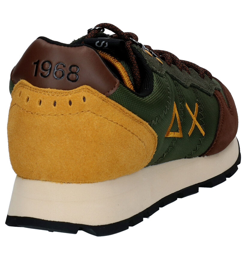 Sun 68 Tom Goes Camping Baskets en Kaki en nubuck (298261)