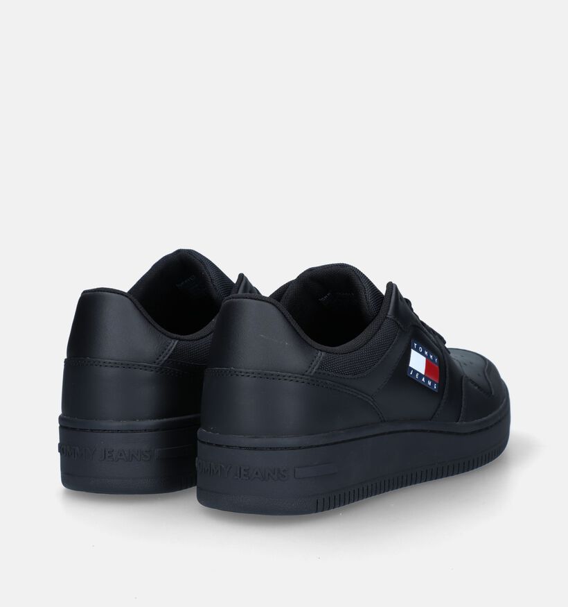 Tommy Hilfiger TJM Retro Zwarte Veterschoenen voor heren (334091) - geschikt voor steunzolen