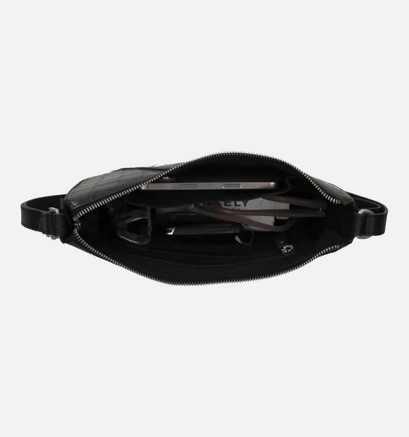 Burkely Colbie Sac port&eacute; crois&eacute; en Noir pour femmes (380467)
