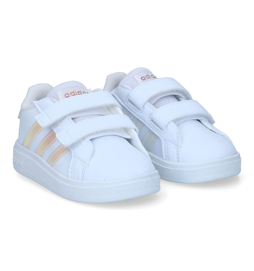 adidas Grand Court 2.0 CF Witte Sneakers voor meisjes (326903)
