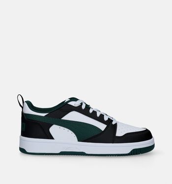 Puma Rebound Low Baskets Noir/Blanc/Bleu/Vert