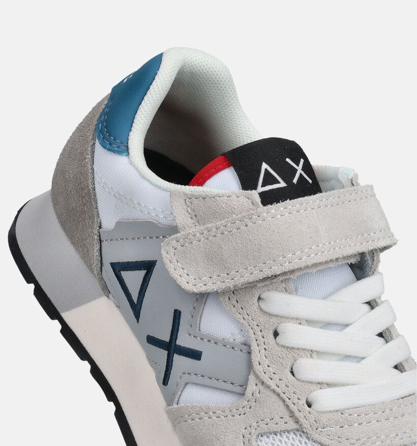 Sun68 Jaki Solid Witte Sneakers voor meisjes, jongens (369063) - geschikt voor steunzolen