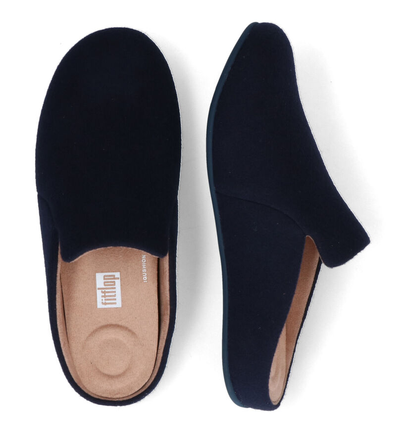 FitFlop Chrissie Li Hause Pantoufles en Bleu pour femmes (313555)