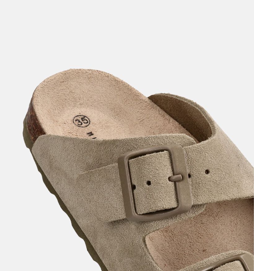 Milo & Mila Beige Slippers voor meisjes, jongens (373069)