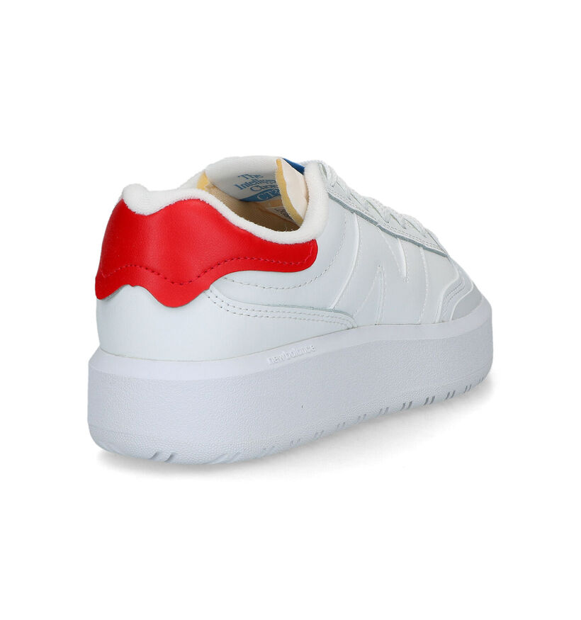 New Balance CT 302 Baskets en Blanc pour femmes (327402) - pour semelles orthopédiques