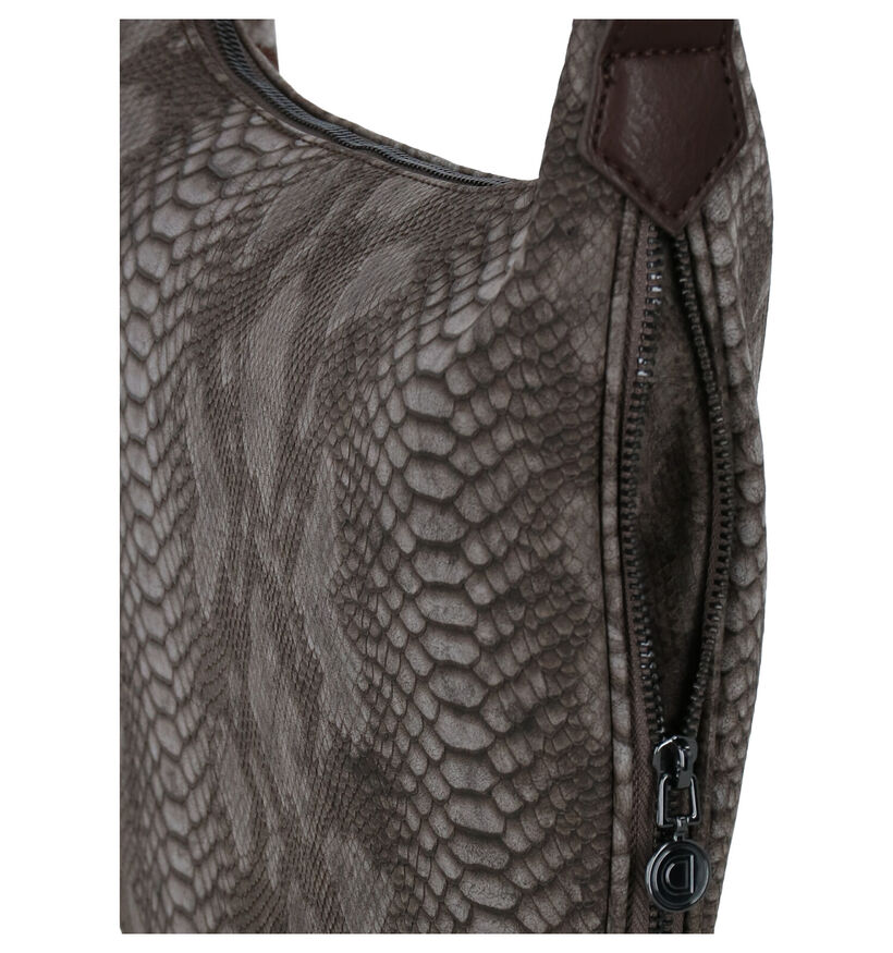 Desigual Taupe Schoudertas in kunstleer (279939)