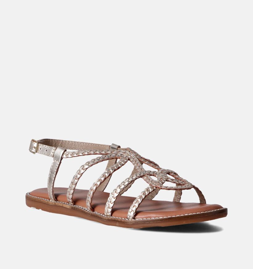Atelier Tropezien Sandales plates en Or pour femmes (357726)