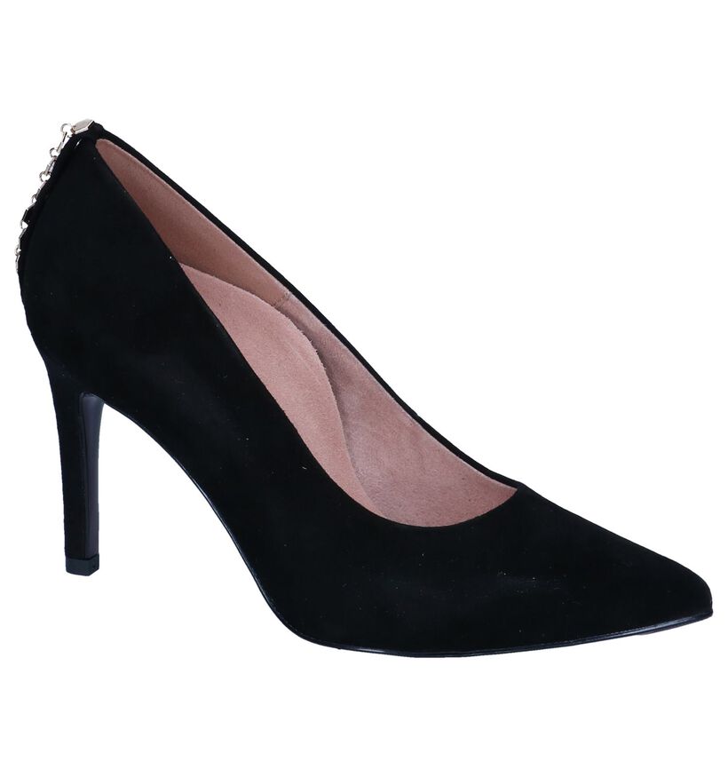 Tamaris Escarpins classique en Noir en nubuck (244114)