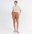 Pieces Linda Short en Cognac pour femmes (326824)
