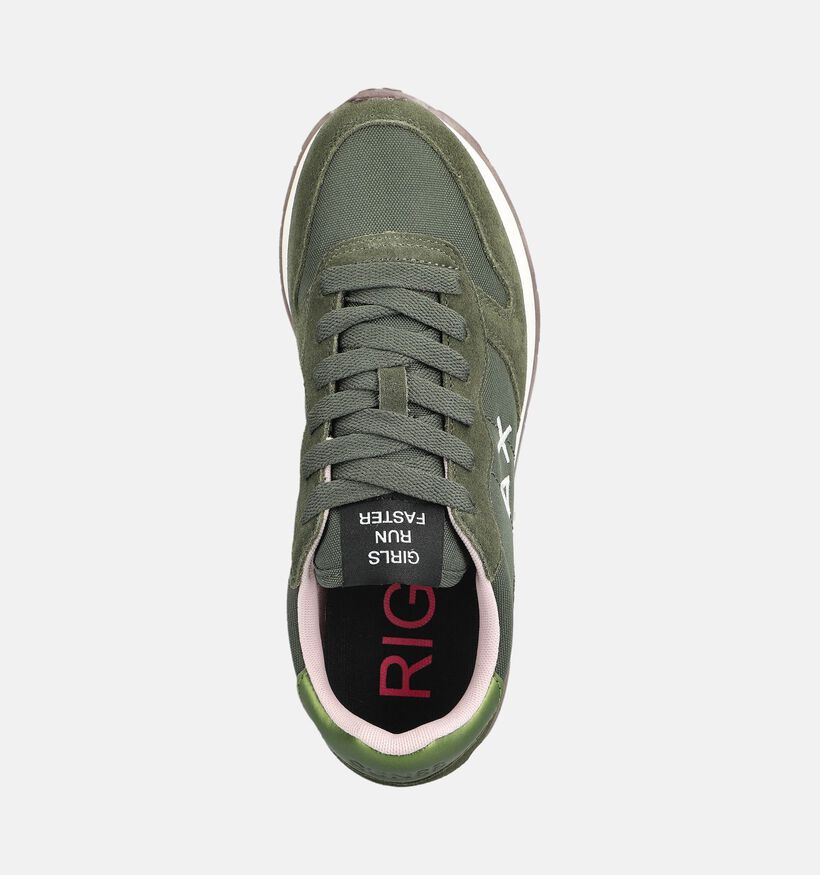 Sun68 Ally Solid Baskets en Vert kaki pour femmes (379716) - pour semelles orthop&eacute;diques